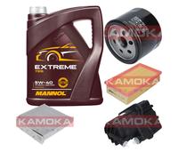 KAMOKA Controllo Set MANNOL Extreme 5W-40 5L Per Renault Modus/Grand 1.5 DCI