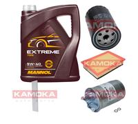 KAMOKA Controllo set MANNOL Extreme 5W-40 5L per VW Sharan 1.9 TDI