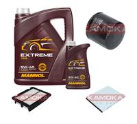 KAMOKA Controllo Set MANNOL Extreme 5W-40 6L Per Chevrolet Aveo Stufenheck