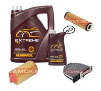 KAMOKA Controllo Set MANNOL Extreme 5W-40 6L Per Mercedes-Benz C-Klasse