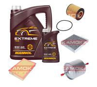 KAMOKA Controllo set MANNOL Extreme 5W-40 6L per Volvo V70 II 2.4 2.5 T S60