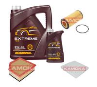 KAMOKA Controllo Set MANNOL Extreme 5W-40 6L Per Volvo V70 II 2.4 D5 XC70