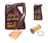 KAMOKA Controllo Set MANNOL Extreme 5W-40 6L Per Volvo V70 II 2.4 D5 XC70