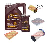 KAMOKA Controllo Set MANNOL Extreme 5W-40 6L Per VW Tiguan Allspace 2.0 TDI