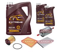 KAMOKA Controllo Set MANNOL Extreme 5W-40 7L Passend Per Opel Zafira A