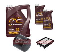 KAMOKA Controllo Set MANNOL Extreme 5W-40 7L Per Chevrolet Aveo Stufenheck