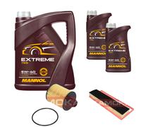 Kamoka Controllo Set mannol extreme 5W-40 7L per Fiat Grande Punto 1.3 Doppie