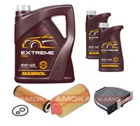 KAMOKA Controllo Set MANNOL Extreme 5W-40 7L Per Mercedes-Benz C-Class