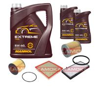 KAMOKA Controllo Set MANNOL Extreme 5W-40 7L Per Opel Vivaro Kasten 2.5 DTI