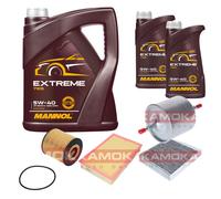 Kamoka Controllo Set mannol extreme 5W-40 7L per Volvo V70 II 2.4 2.5 T-Shirt