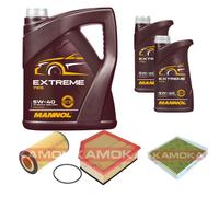 KAMOKA Controllo Set MANNOL Extreme 5W-40 7L Per Volvo V70 II 2.4 D5 XC70