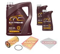 KAMOKA Controllo Set MANNOL Extreme 5W-40 7L Per Volvo V70 II 2.4 D5 XC70