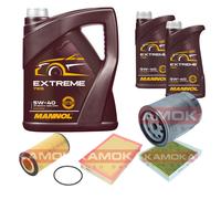KAMOKA Controllo Set MANNOL Extreme 5W-40 7L Per Volvo V70 II 2.4 D5 XC70