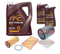 KAMOKA Controllo Set MANNOL Extreme 5W-40 7L Per Volvo V70 II 2.4 D5 XC70
