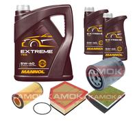 KAMOKA Controllo Set MANNOL Extreme 5W-40 7L Per Volvo V70 II 2.4 D5 XC70