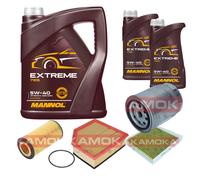KAMOKA Controllo Set MANNOL Extreme 5W-40 7L Per Volvo V70 II 2.4 D5 XC70