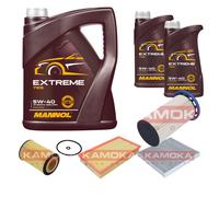 KAMOKA Controllo Set MANNOL Extreme 5W-40 7L Per VW Tiguan Allspace 2.0 TDI