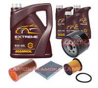 KAMOKA Controllo Set MANNOL Extreme 5W-40 8L Per Renault Megane I 1.9 DTI