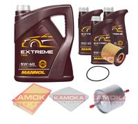 Kamoka Controllo Set mannol extreme 5W-40 8L per Volvo V70 II (2.4 2.5 T