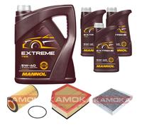 KAMOKA Controllo Set MANNOL Extreme 5W-40 8L Per Volvo V70 II 2.4 D5 XC70
