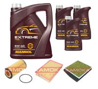 KAMOKA Controllo Set MANNOL Extreme 5W-40 8L Per Volvo V70 II 2.4 D5 XC70