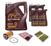 KAMOKA Controllo Set MANNOL Extreme 5W-40 9L Per Mercedes-Benz S-Klasse