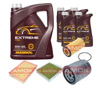 KAMOKA Controllo Set MANNOL Extreme 5W-40 9L Per Volvo V70 II 2.4 D5 XC70