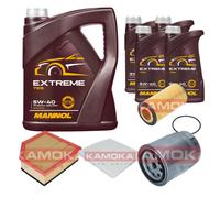 KAMOKA Controllo Set MANNOL Extreme 5W-40 9L Per Volvo V70 II 2.4 D5 XC70