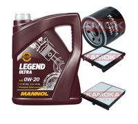 KAMOKA Controllo Set MANNOL Legend Ultra 0W-20 5L Per Mazda CX-3 2.0