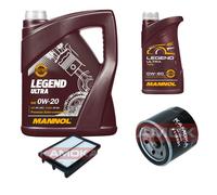 KAMOKA Controllo Set MANNOL Legend Ultra 0W-20 6L Per Mazda CX-30 M Hybrid 3