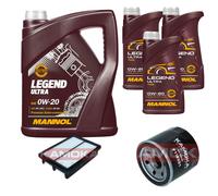 KAMOKA Controllo Set MANNOL Legend Ultra 0W-20 8L Per Mazda CX-30 M Hybrid 3