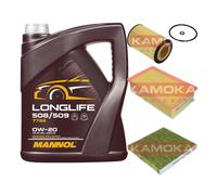 KAMOKA Controllo set MANNOL Longlife 508/509 0W-20 5L per VW Passat Variant