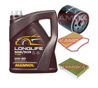 Kamoka Controllo Set mannol Longlife 508/509 0W-20 5L per VW Up 1.0
