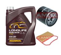 KAMOKA Controllo Set MANNOL LONGLIFE 508/509 0W-20 5L Per VW UP 1.0 Polo