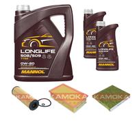 KAMOKA Controllo Set MANNOL LONGLIFE 508/509 0W-20 7L Per VW Passat Variant
