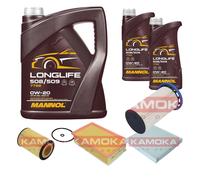 KAMOKA Controllo Set MANNOL LONGLIFE 508/509 0W-20 7L Per VW Passat Variant