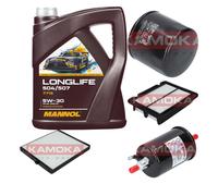 KAMOKA Controllo Set MANNOL LONGLIFE 5W-30 5L Per Chevrolet Aveo/Kalos