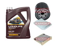 KAMOKA Controllo Set MANNOL LONGLIFE 5W-30 5L Per Mitsubishi Grandis 2.4