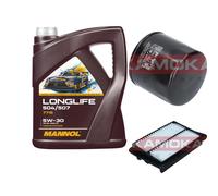 KAMOKA Controllo Set MANNOL LONGLIFE 5W-30 5L Per Suzuki Baleno 1.0 SX4