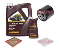 KAMOKA Controllo Set MANNOL LONGLIFE 5W-30 6L Per Nissan Pathfinder III 4.0
