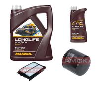 KAMOKA Controllo Set MANNOL LONGLIFE 5W-30 6L Per Suzuki Baleno 1.0 SX4