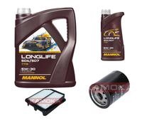 KAMOKA Controllo Set MANNOL LONGLIFE 5W-30 6L Per Suzuki Grand Vitara II 2.0