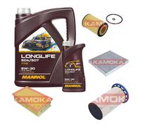 KAMOKA Controllo Set MANNOL LONGLIFE 5W-30 6L Per VW Passat Variant 2.0 TDI