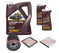 KAMOKA Controllo Set MANNOL LONGLIFE 5W-30 7L Per Subaru Legacy IV Station