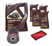 Kamoka Controllo Set mannol Longlife 5W-30 9L per Nissan 200 SX 1.8 Turbo Dischi