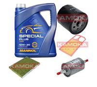 Kamoka Controllo Set mannol Special Plus 10W-30 5L per VW Lupo 1.4
