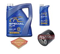 Kamoka Controllo Set mannol Special Plus 10W-30 6L per Opel Omega B 2.2