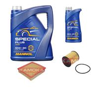 Kamoka Controllo Set mannol Special Plus 10W-30 6L per Opel Omega B 2.6 V6