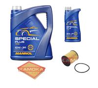 Kamoka Controllo Set mannol Special Plus 10W-30 6L per Opel Zafira Una 1.8