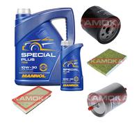 KAMOKA Controllo Set MANNOL Special Plus 10W-30 6L Per VW Golf IV 1.6 FSI